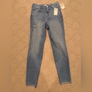 Good American Always Fits Light Blue Skinny Jeans, Size 12